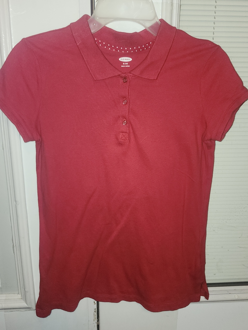 Old Navy Red Short-Sleeve Polo